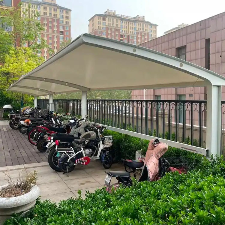 丹寨县膜结构电动车棚